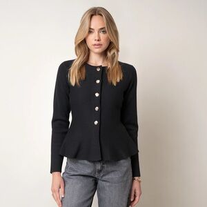 The Sculpted Button Cardigan